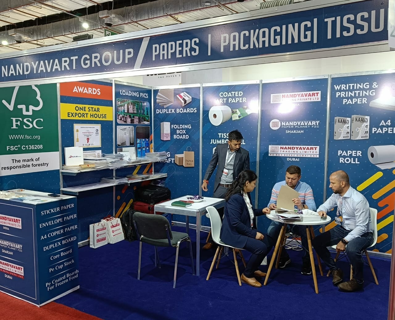 Gallery image of Nandyavart Group's stall at Paper Me 2023 Egypt