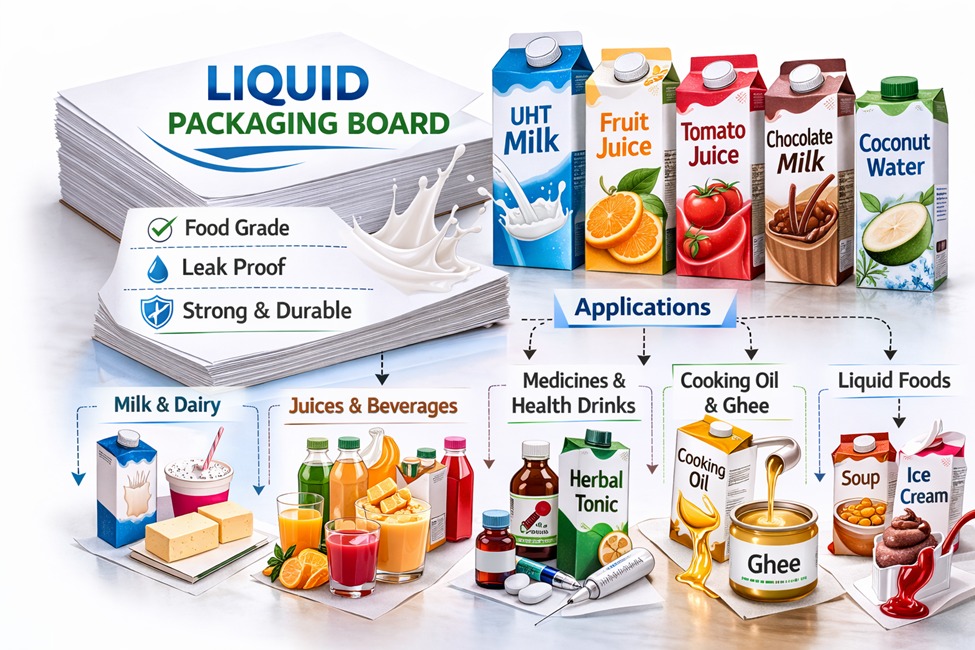 Liquid Packaging Board Export Quality